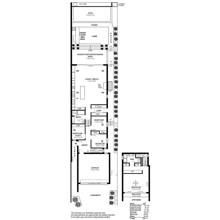 Floorplan of Homely house listing, 5A Vine Lane, Glen Osmond SA 5064
