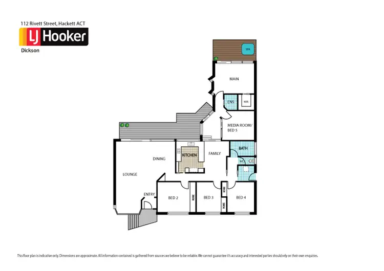 Floorplan of Homely house listing, 112 Rivett Street, Hackett ACT 2602