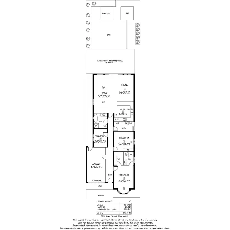 Floorplan of Homely house listing, 37a Stone Street, Blair Athol SA 5084