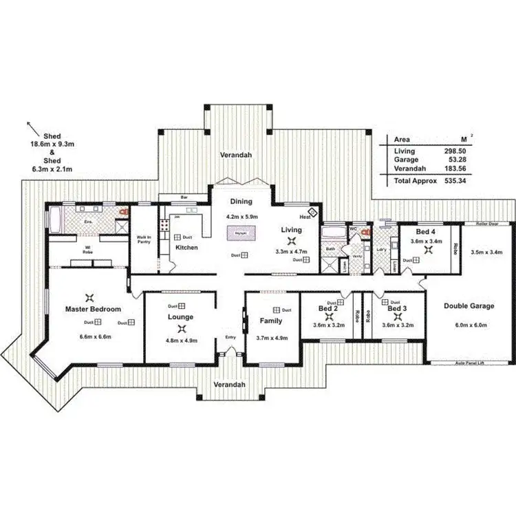Floorplan of Homely house listing, 358 Ashwell Road (Templers), Roseworthy SA 5371