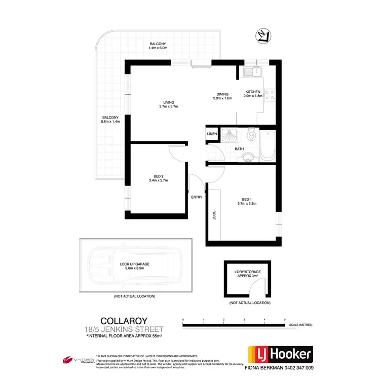Floorplan of Homely apartment listing, 18/15 Jenkins Street, Collaroy NSW 2097