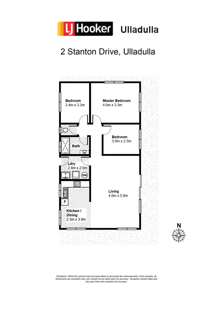 Floorplan of Homely house listing, 2 Stanton Drive, Ulladulla NSW 2539