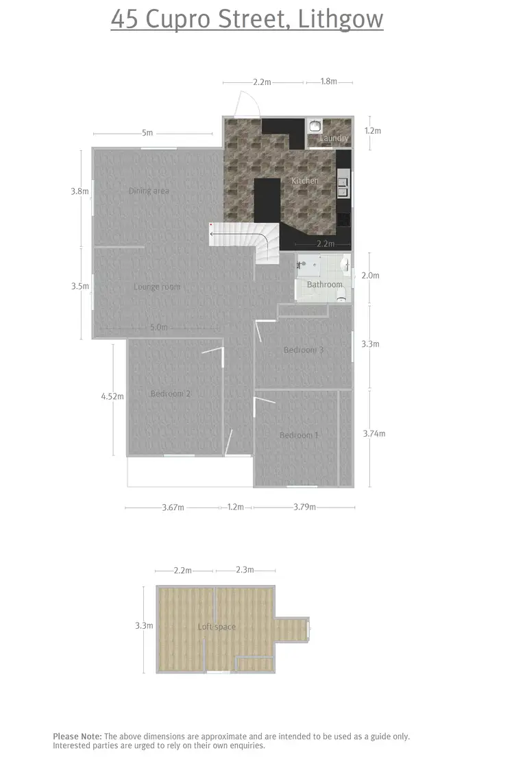 Floorplan of Homely house listing, 45 Cupro Street, Lithgow NSW 2790