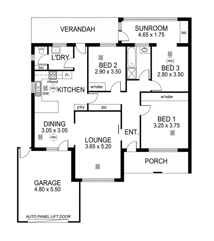 Floorplan of Homely house listing, 110 Cliff Street, Glengowrie SA 5044