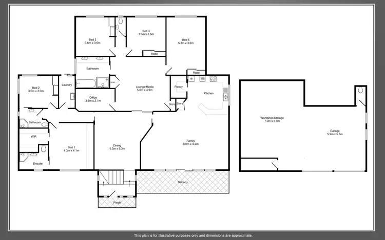 Floorplan of Homely house listing, 8 Pembroke Place, Port Macquarie NSW 2444