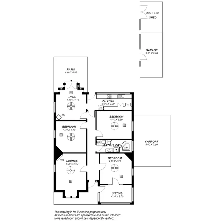 Floorplan of Homely house listing, 48 Third Avenue, Forestville SA 5035