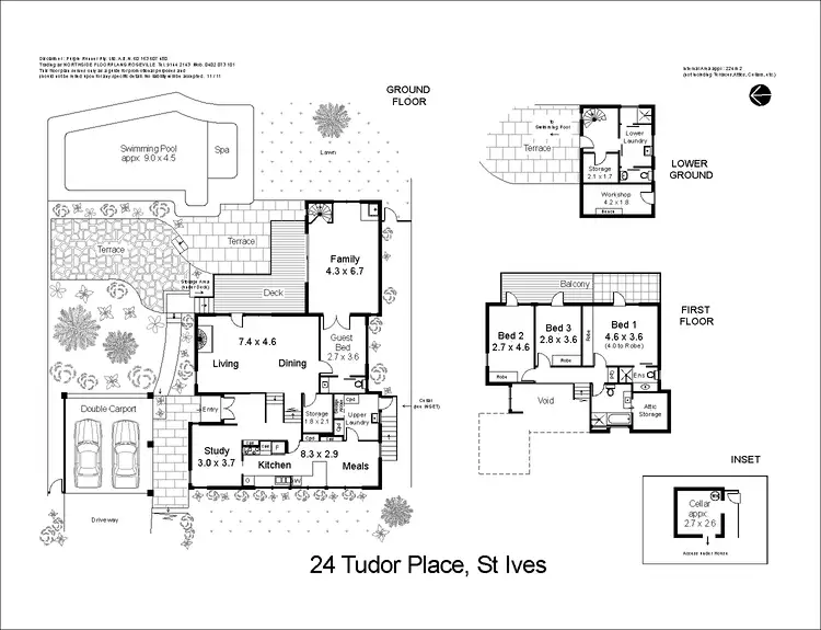 Floorplan of Homely house listing, 24 Tudor Place, St Ives NSW 2075
