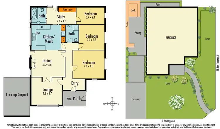 Floorplan of Homely unit listing, 1/70 Cleeland Street, Dandenong VIC 3175