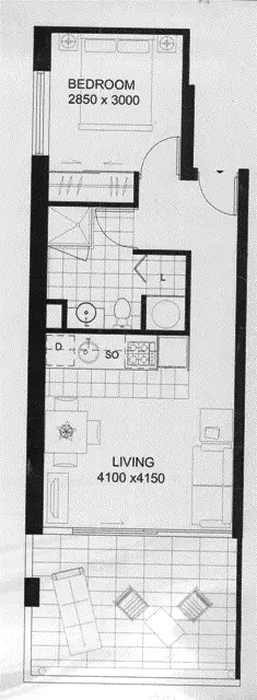 Floorplan of Homely apartment listing, 416/12-14 Wirra Drive, New Port SA 5015