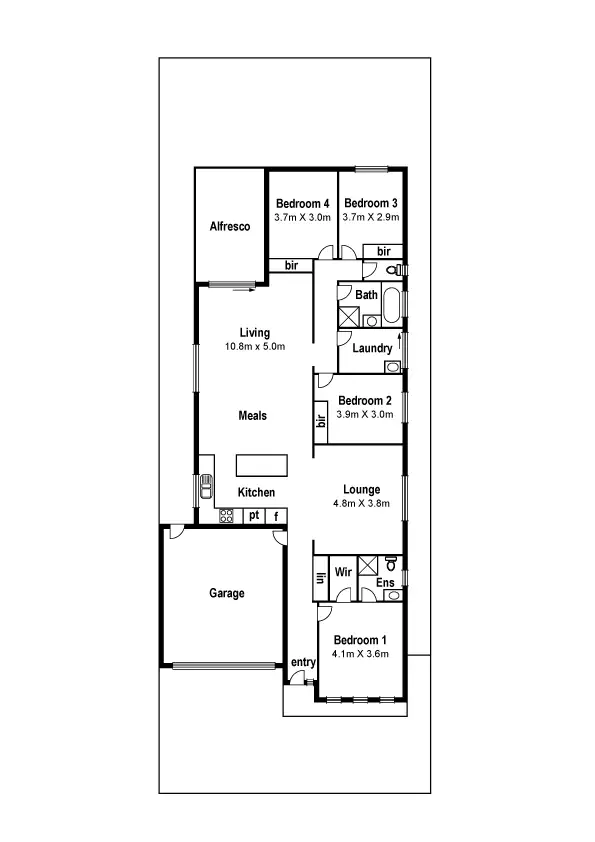 Floorplan of Homely house listing, 12 Lunan Road, Mernda VIC 3754