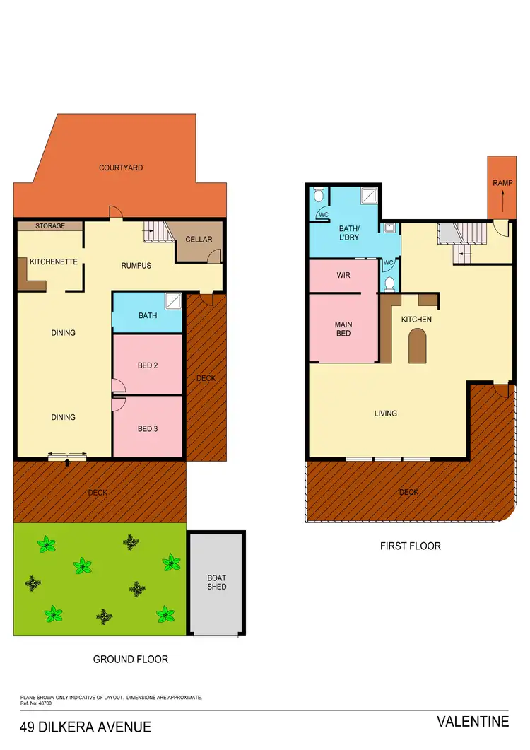 Floorplan of Homely house listing, 49 Dilkera Avenue, Valentine NSW 2280