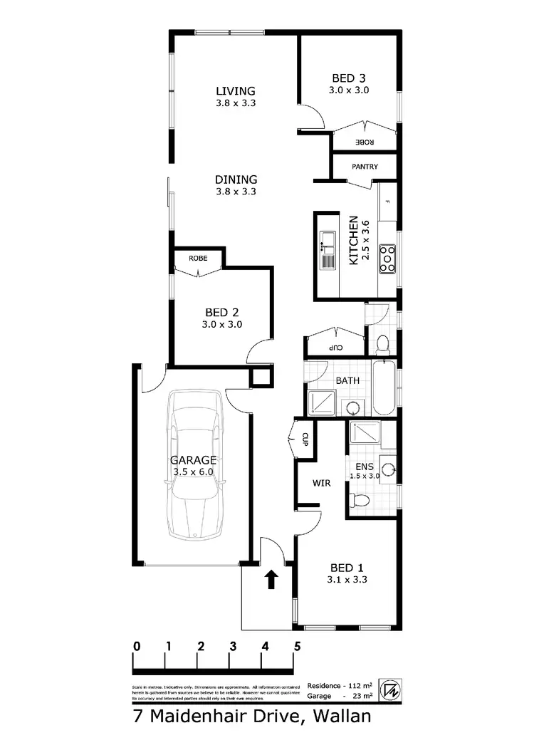 Floorplan of Homely house listing, 7 Maidenhair Drive, Wallan VIC 3756