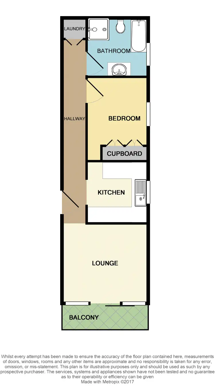 Floorplan of Homely unit listing, Unit 4/158 Beaumont Street, Hamilton NSW 2303
