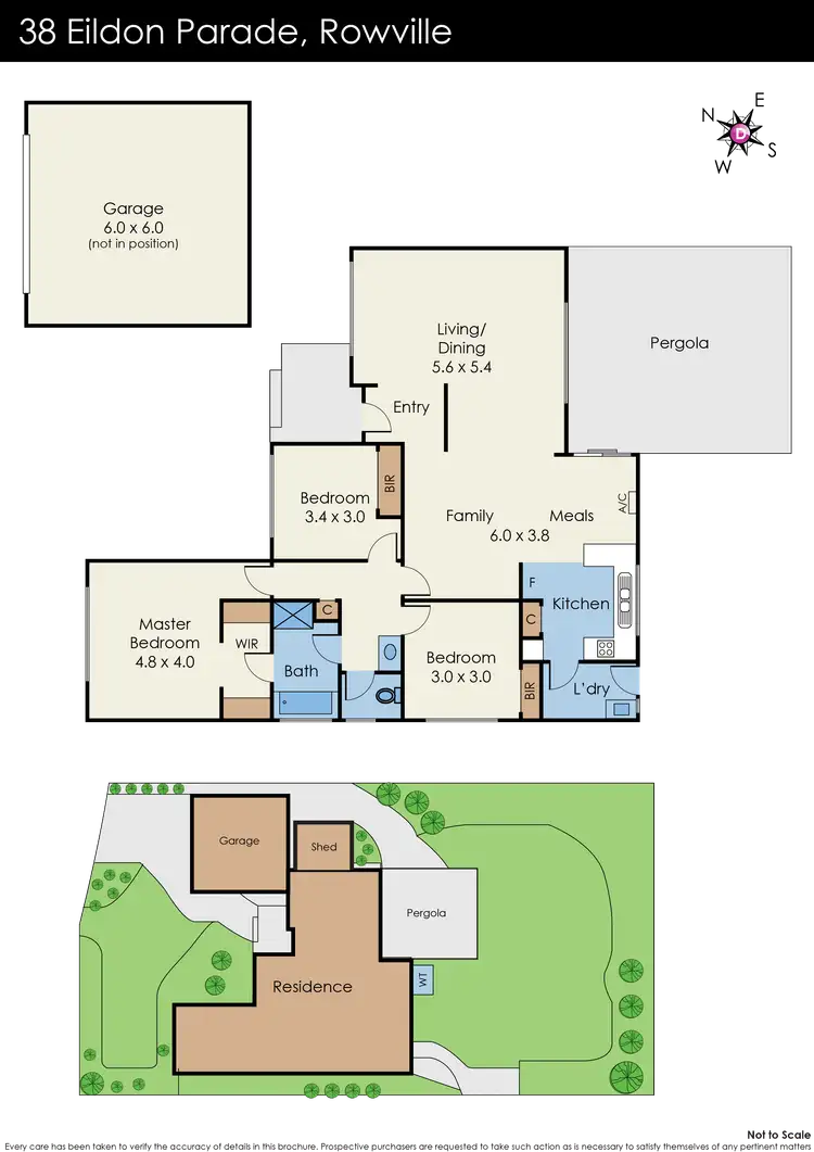 Floorplan of Homely house listing, 38 Eildon Parade, Rowville VIC 3178