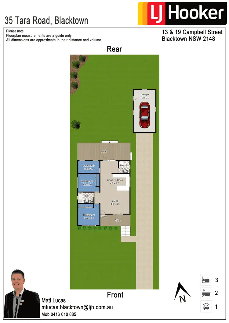 Floorplan of Homely house listing, 35 Tara Road, Blacktown NSW 2148
