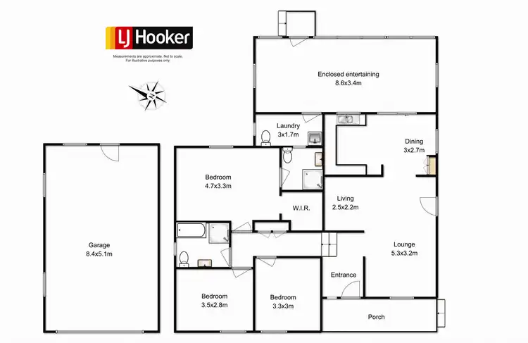 Floorplan of Homely house listing, 46 Calga Crescent, Catalina NSW 2536