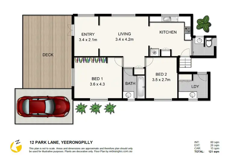 Floorplan of Homely house listing, 12 Park Lane, Yeerongpilly QLD 4105