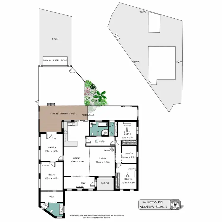 Floorplan of Homely house listing, 14 Kitto Crescent, Aldinga Beach SA 5173