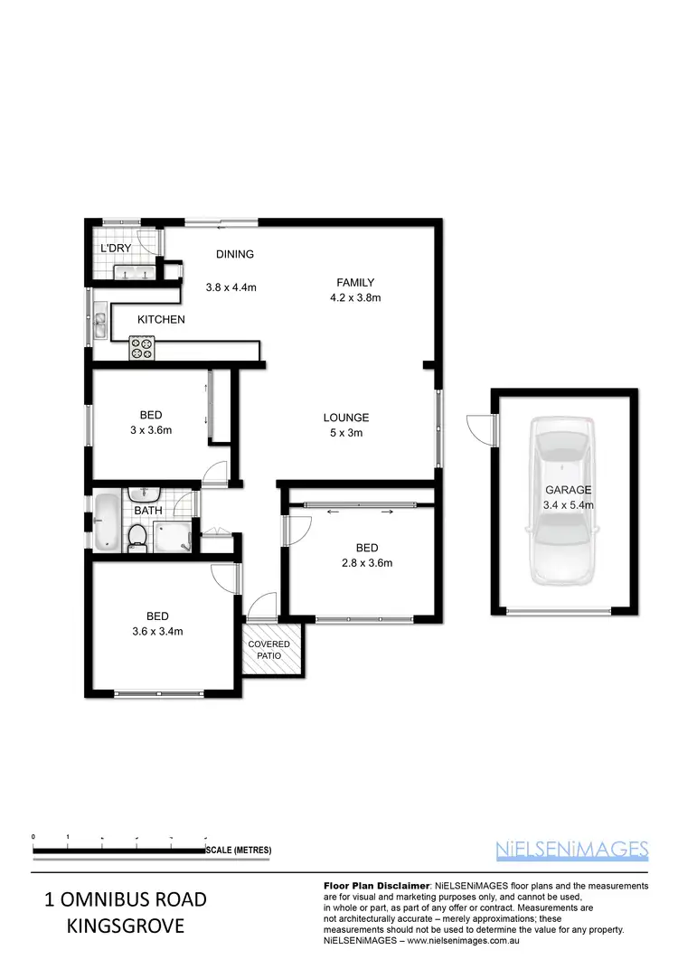 Floorplan of Homely house listing, 1 Omnibus Road, Kingsgrove NSW 2208