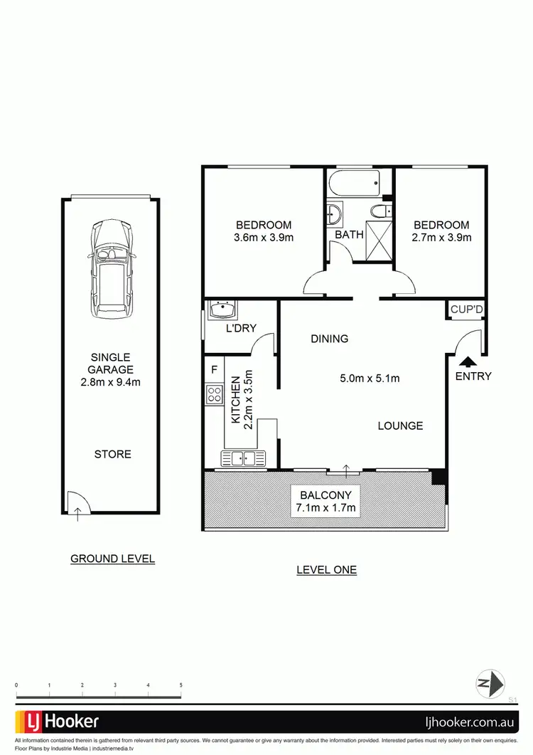 Floorplan of Homely unit listing, 13/39 Ross Street, North Parramatta NSW 2151