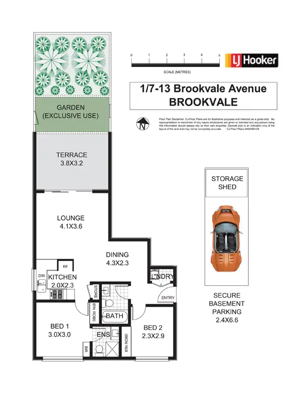 Floorplan of Homely apartment listing, 1/7-13 Brookvale Avenue, Brookvale NSW 2100