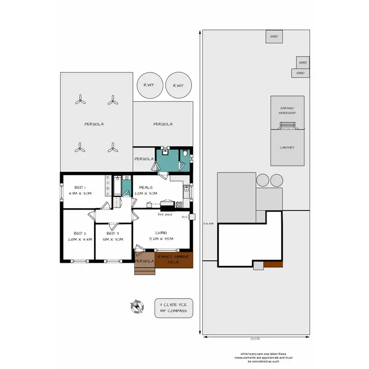 Floorplan of Homely house listing, 7 Clyde Terrace, Mount Compass SA 5210