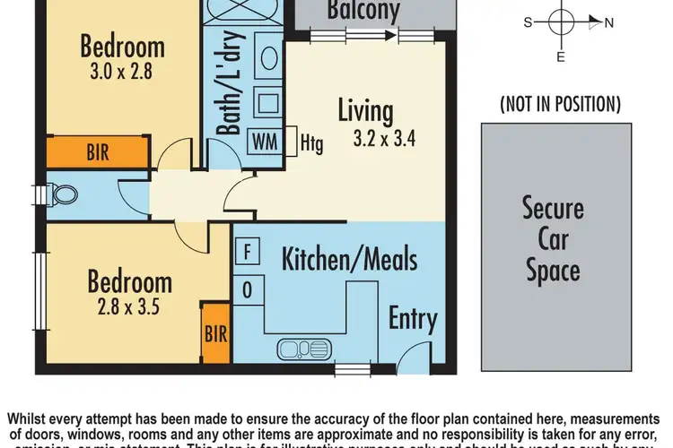 Floorplan of Homely apartment listing, 4/24 Rodd Street, Dandenong VIC 3175