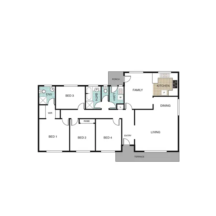 Floorplan of Homely house listing, 22 Barnard Circuit, Florey ACT 2615