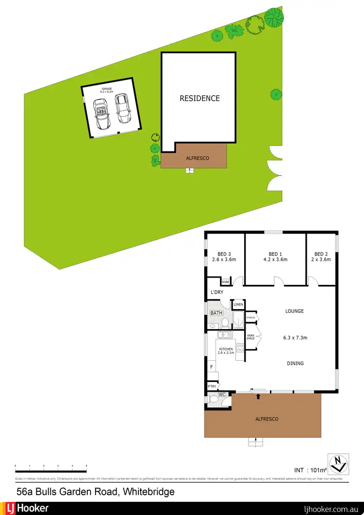 Floorplan of Homely house listing, 56A Bulls Garden Road, Whitebridge NSW 2290