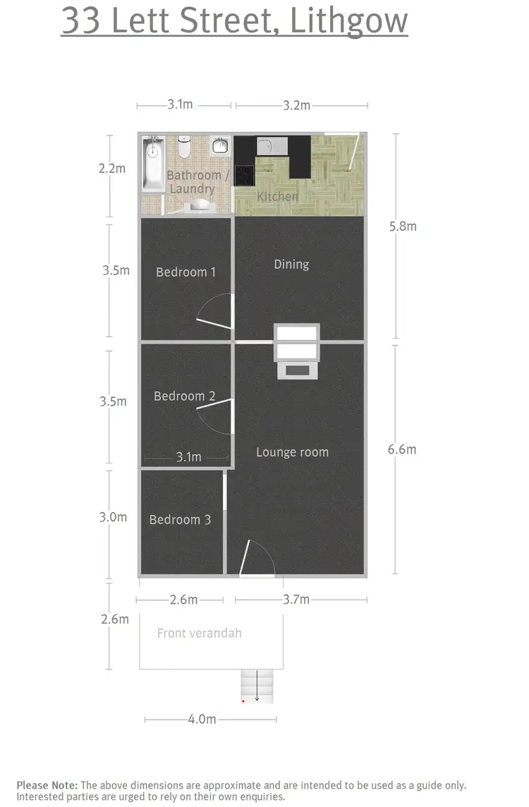Floorplan of Homely house listing, 33 Lett Street, Lithgow NSW 2790