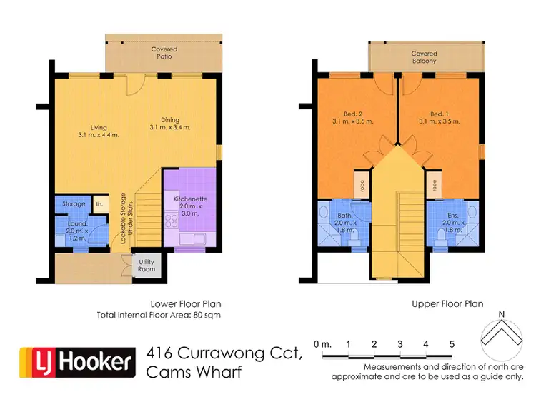 Floorplan of Homely townhouse listing, 416 Currawong Circuit, Cams Wharf NSW 2281