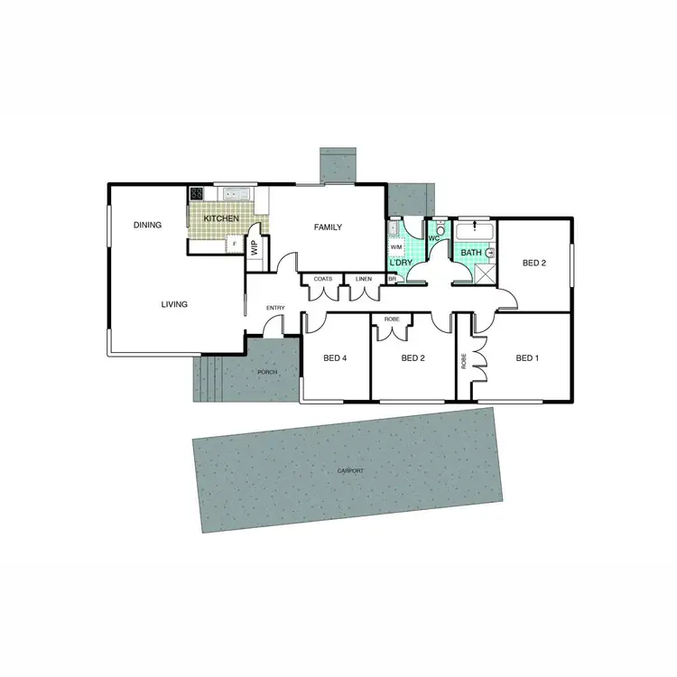 Floorplan of Homely house listing, 26 Bennet Street, Spence ACT 2615