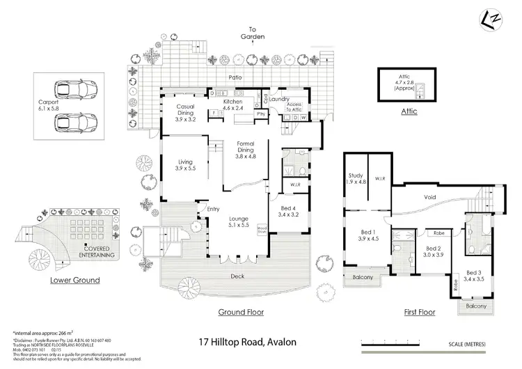 Floorplan of Homely house listing, 17 Hilltop Road, Avalon NSW 2107
