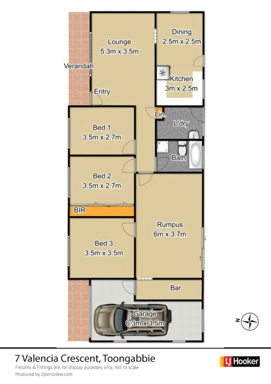 Floorplan of Homely house listing, 7 Valencia Crescent, Toongabbie NSW 2146