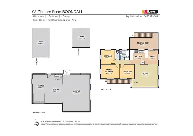 Floorplan of Homely house listing, 93 Zillmere Road, Boondall QLD 4034