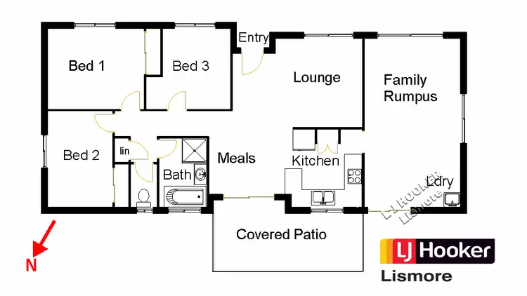 Floorplan of Homely house listing, 8 Forestoak Way, Goonellabah NSW 2480