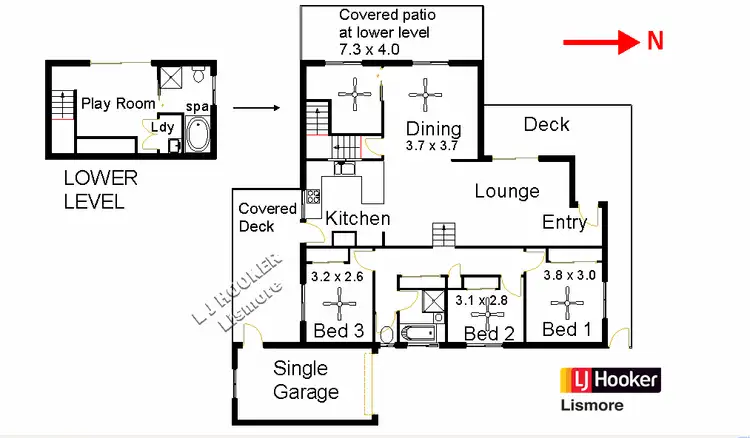 Floorplan of Homely house listing, 115 Mountain View Drive, Goonellabah NSW 2480