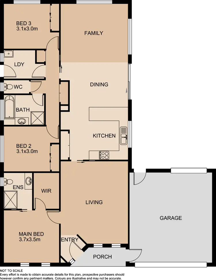 Floorplan of Homely house listing, 8 Ernest Crescent, Narre Warren South VIC 3805