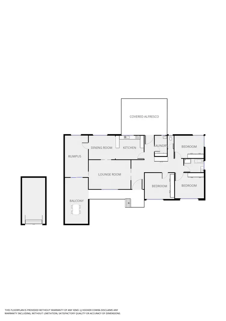 Floorplan of Homely house listing, 70 Bourke Street, Cowra NSW 2794