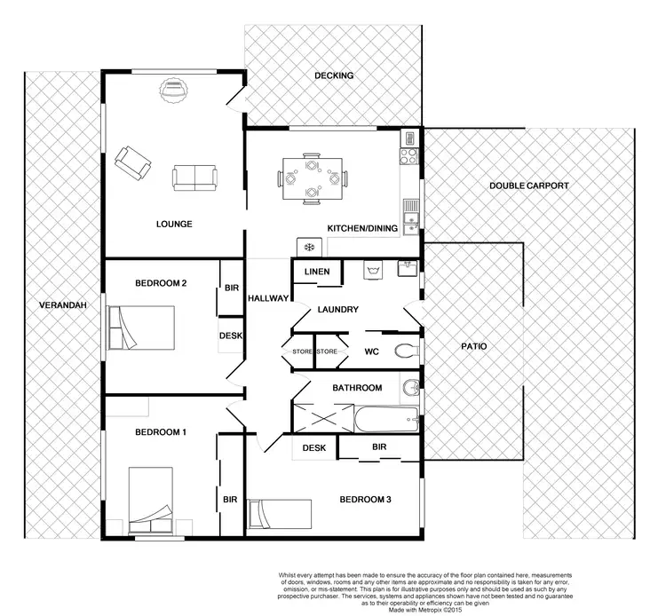 Floorplan of Homely house listing, 9 Bennett Street, Port Vincent SA 5581