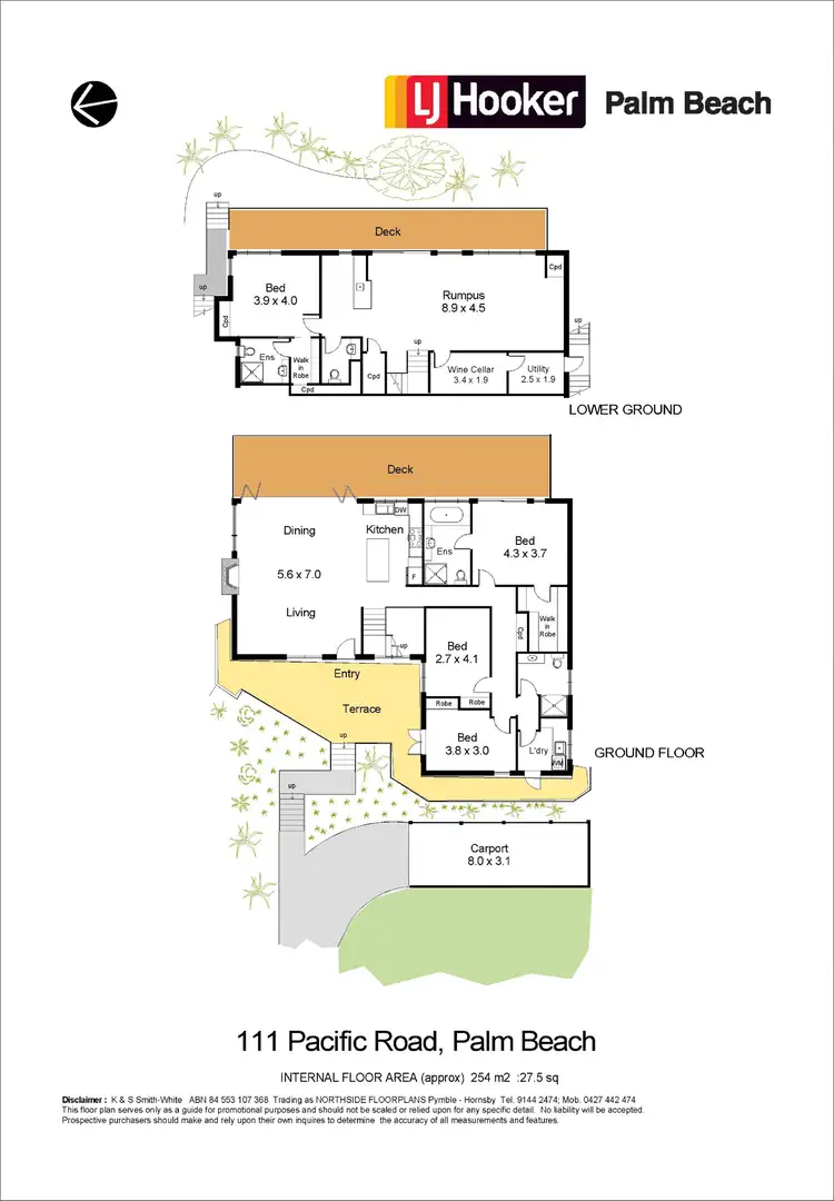 Floorplan of Homely house listing, 111 Pacific Road, Palm Beach NSW 2108