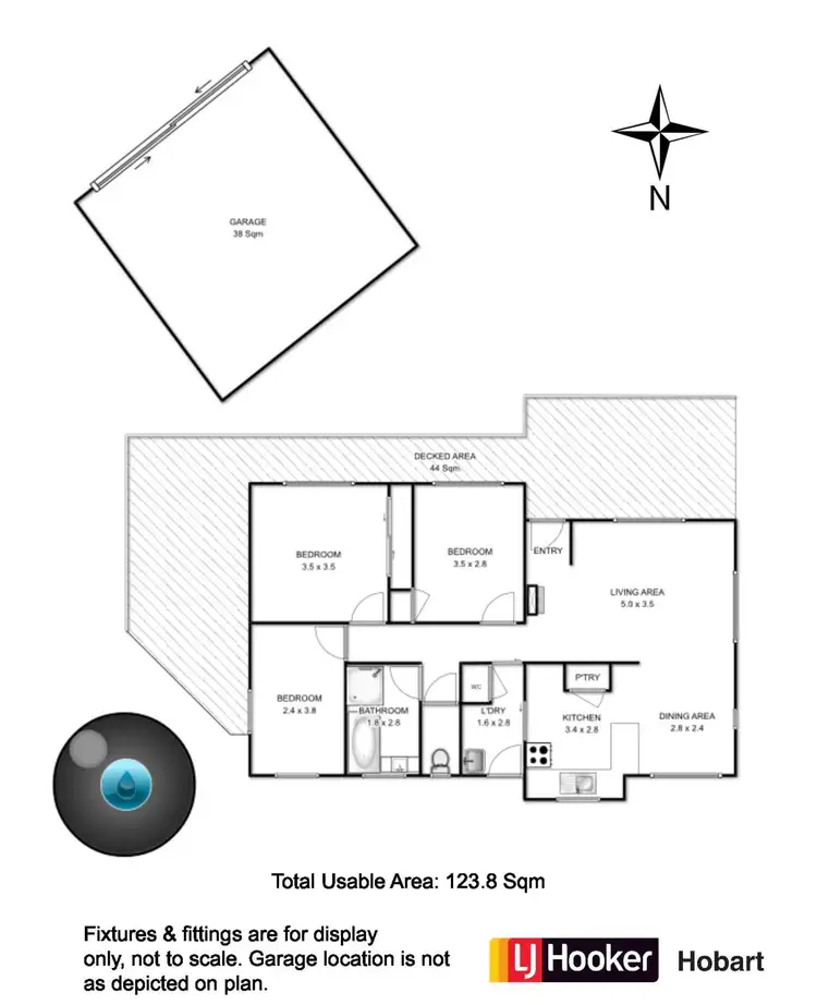 Floorplan of Homely house listing, 350 Black Hills Road, Black Hills TAS 7140