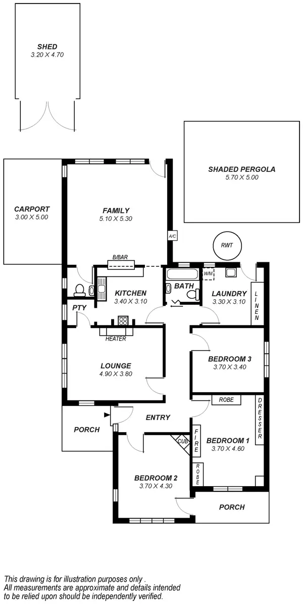 Floorplan of Homely house listing, 29 Swift Avenue, Dulwich SA 5065