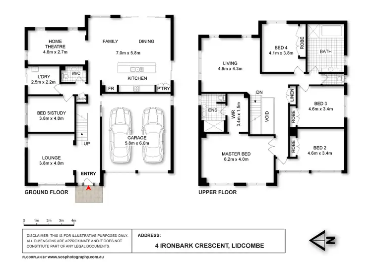 Floorplan of Homely house listing, 4 Ironbark Crescent, Lidcombe NSW 2141