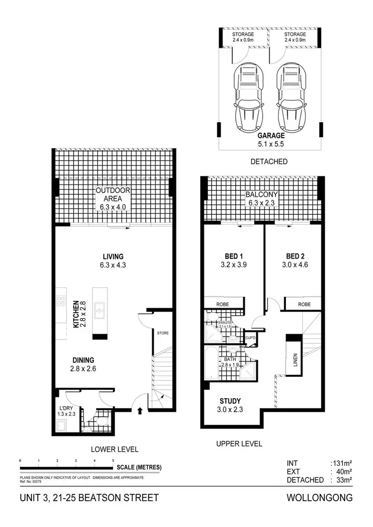 Floorplan of Homely unit listing, 3/21-25 Beatson Street, Wollongong NSW 2500