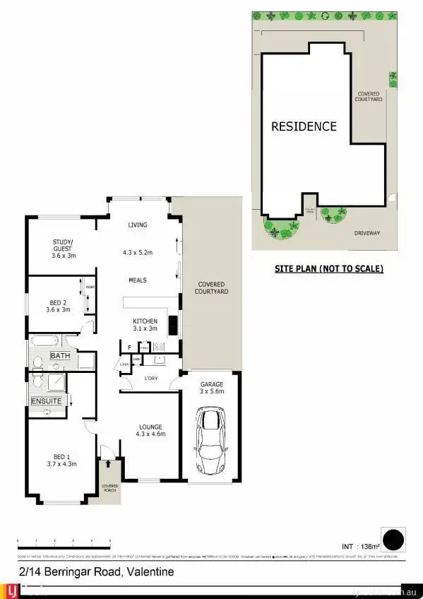 Floorplan of Homely villa listing, 2/14 Berringar Road, Valentine NSW 2280