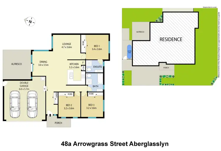 Floorplan of Homely house listing, 48A Arrowgrass Street, Aberglasslyn NSW 2320