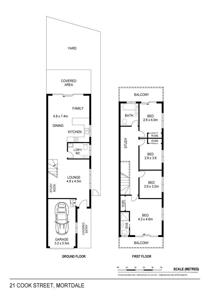 Floorplan of Homely house listing, 21A Cook Street, Mortdale NSW 2223