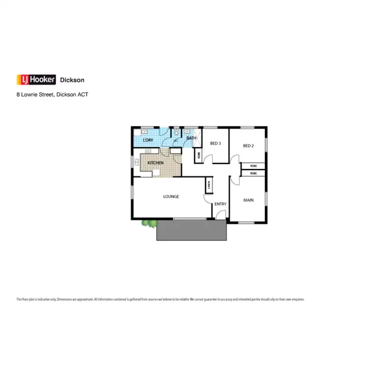 Floorplan of Homely house listing, 8 Lowrie Street, Dickson ACT 2602
