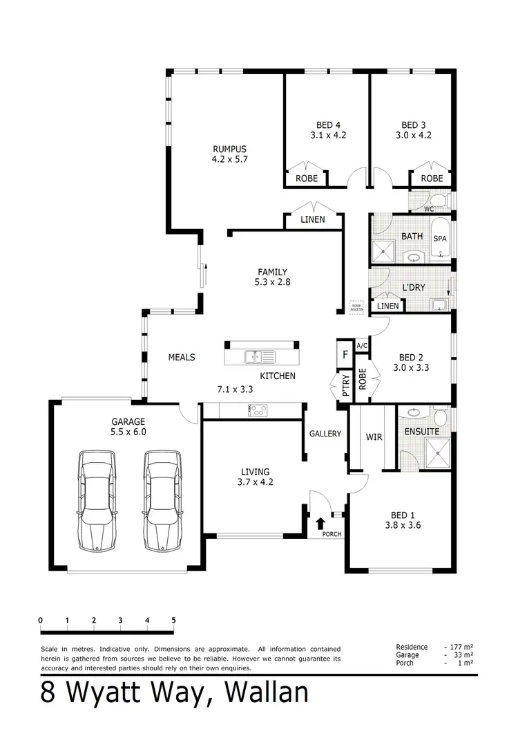 Floorplan of Homely house listing, 8 Wyatt Way, Wallan VIC 3756
